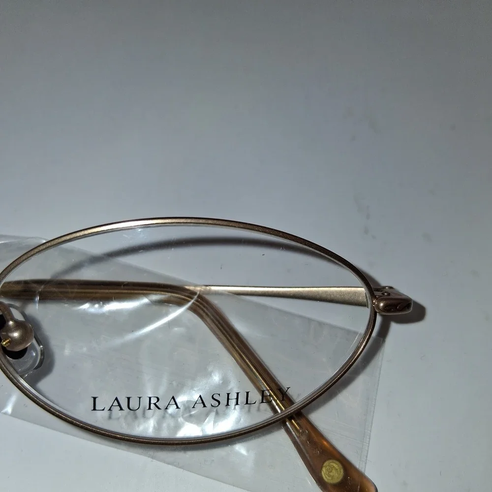 Laura Ashley Eyeglasses NEVE Womens 51-16-135 CARAMEL FRAMES ONLY